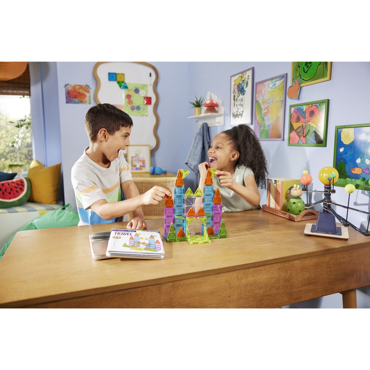 Magna-Tiles® Deluxe Travel Sett 55 Pcs(CDU)