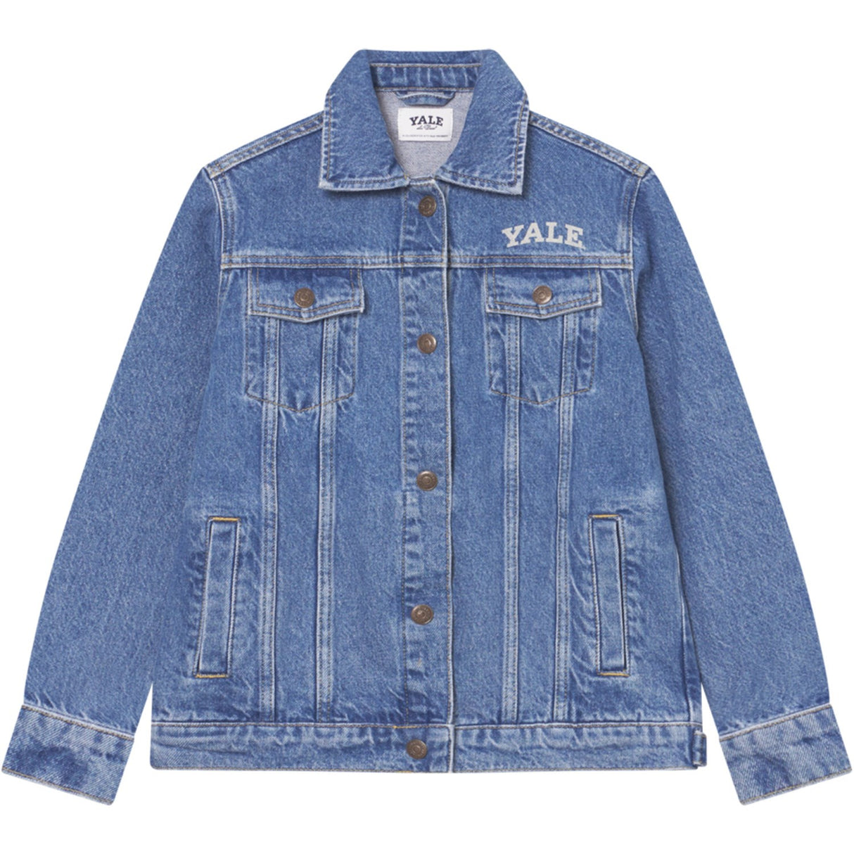 Les Deux Kids Medium Indigo Wash Rally Yale Bulldog Denim Jacka KIDS
