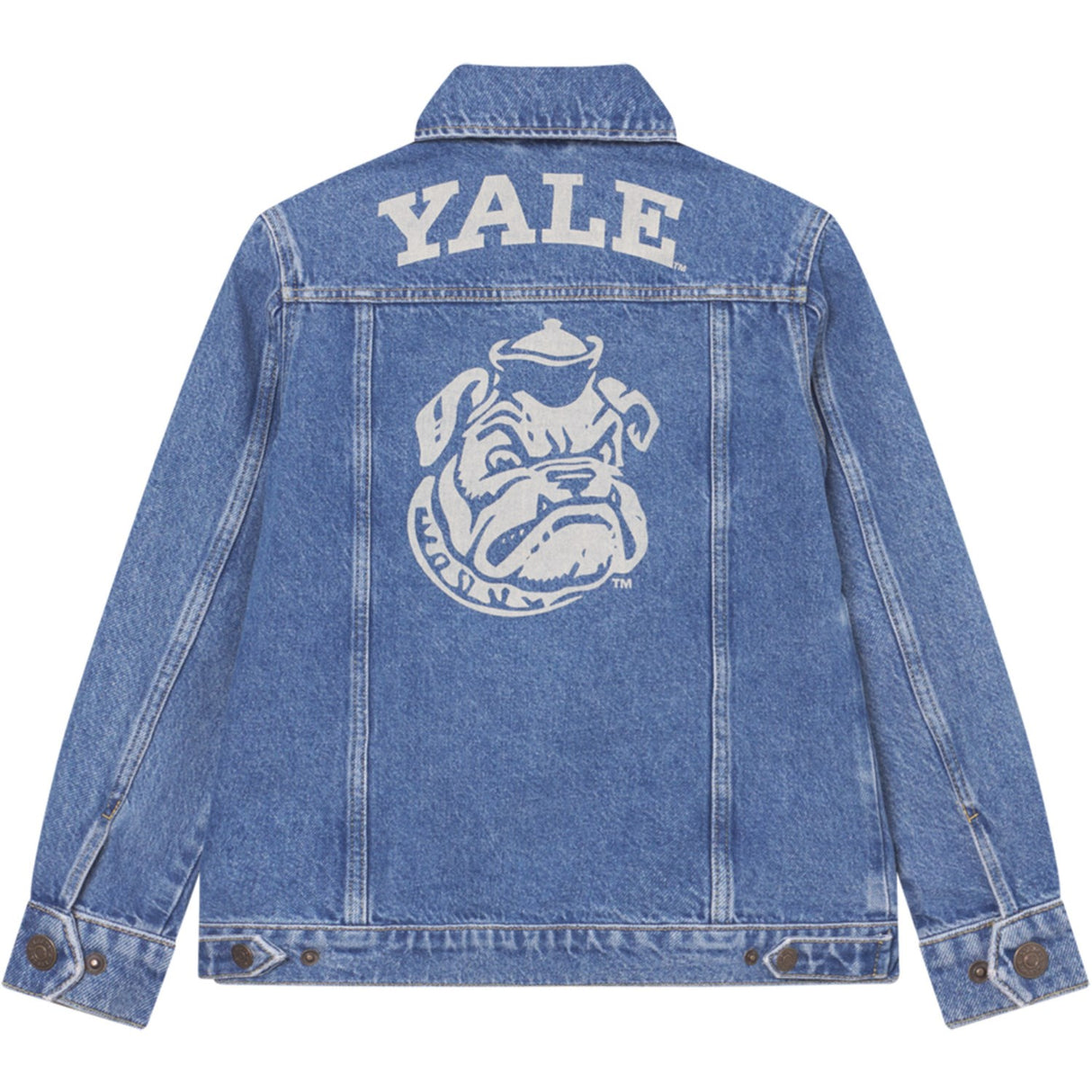 Les Deux Kids Medium Indigo Wash Rally Yale Bulldog Denim Jacka KIDS
