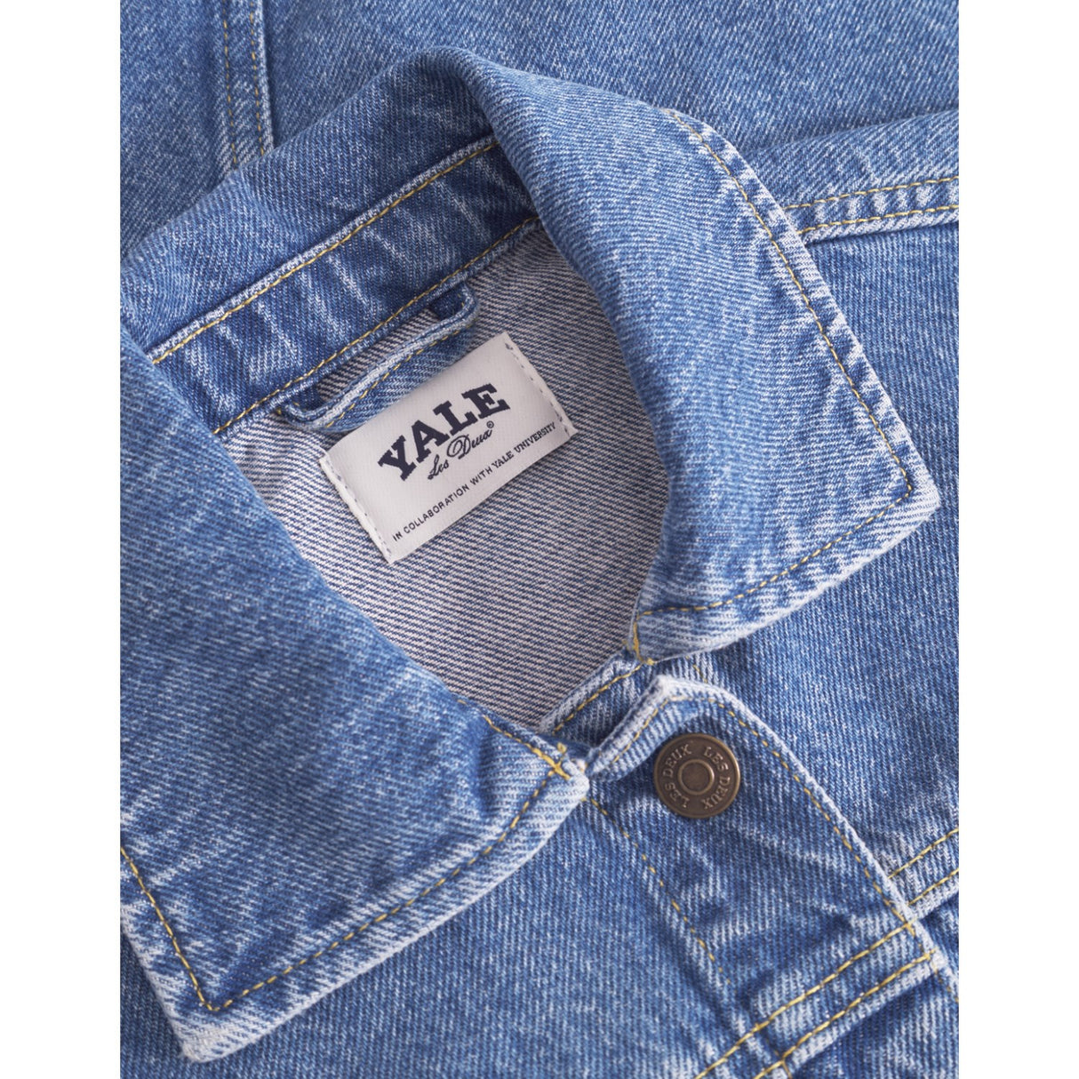 Les Deux Kids Medium Indigo Wash Rally Yale Bulldog Denim Jacka KIDS