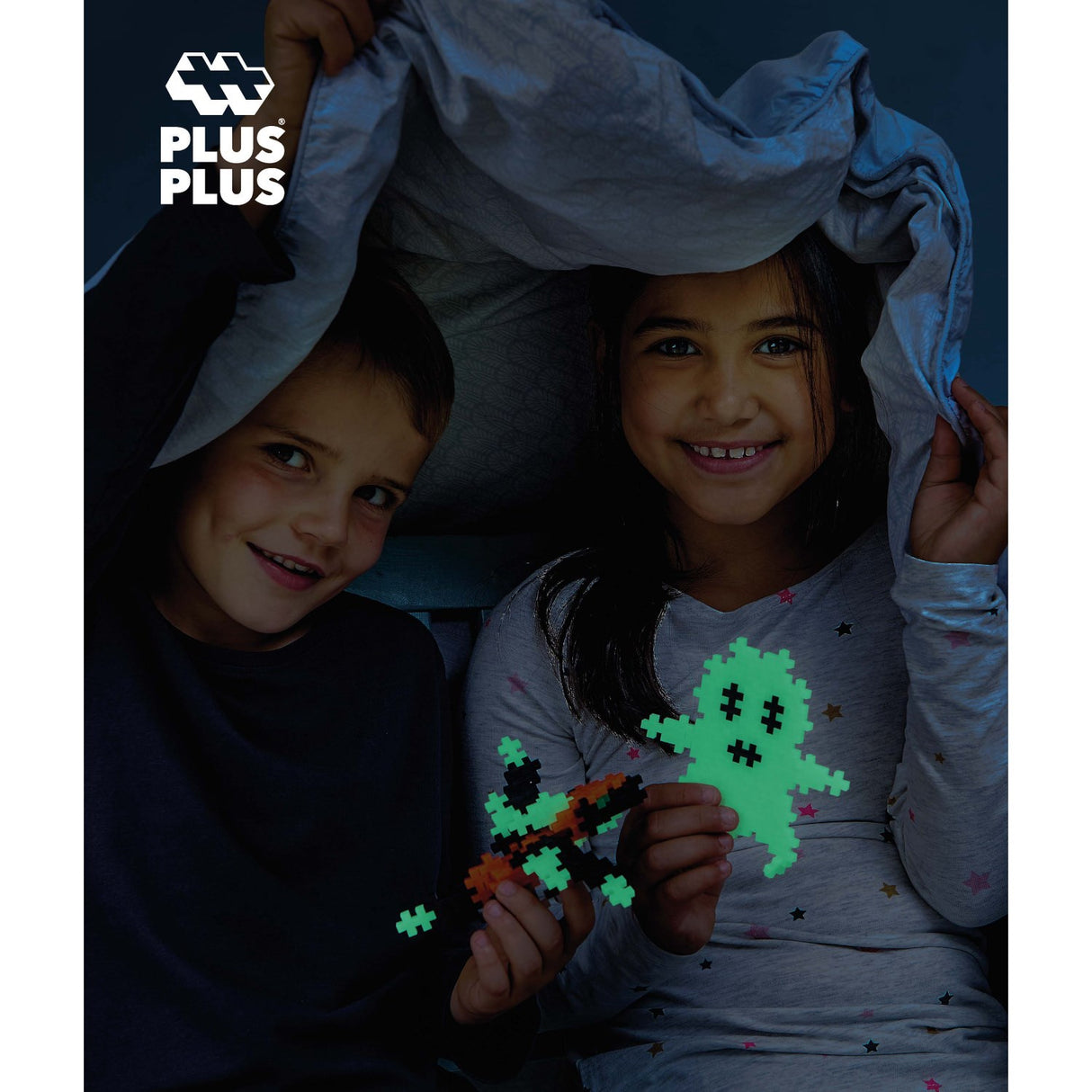 Plus-Plus Build Och Glow Förvaring Box / 2000 Pcs