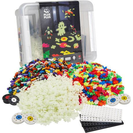 Plus-Plus Build Och Glow Förvaring Box / 2000 Pcs