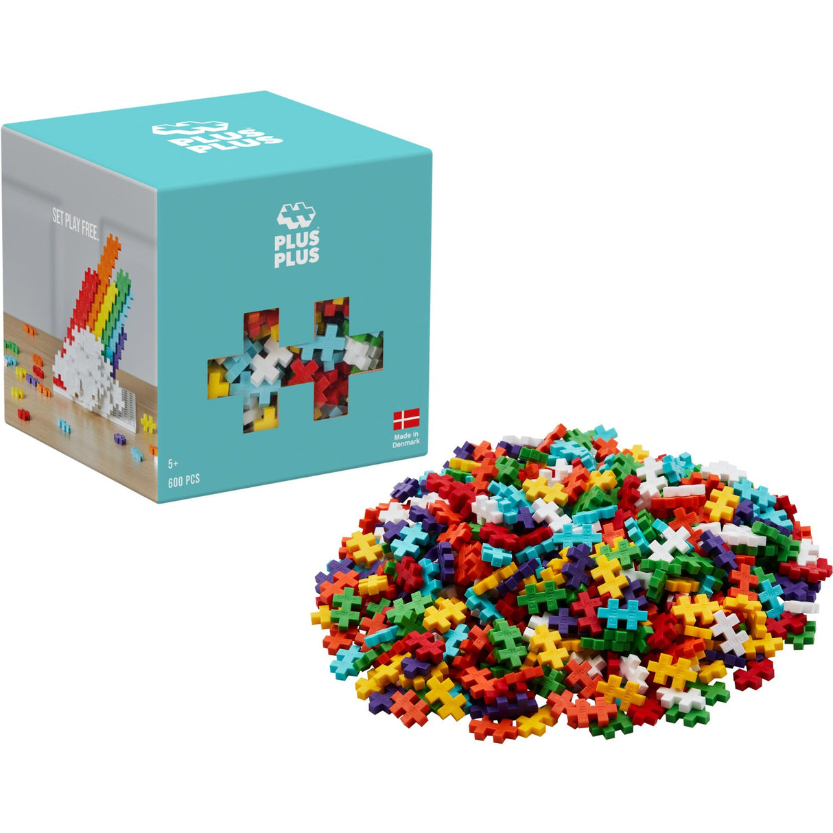 Plus-Plus Rainbow / 600 Pcs