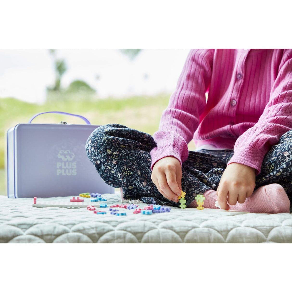 Plus-Plus Resväska Pastel Metal