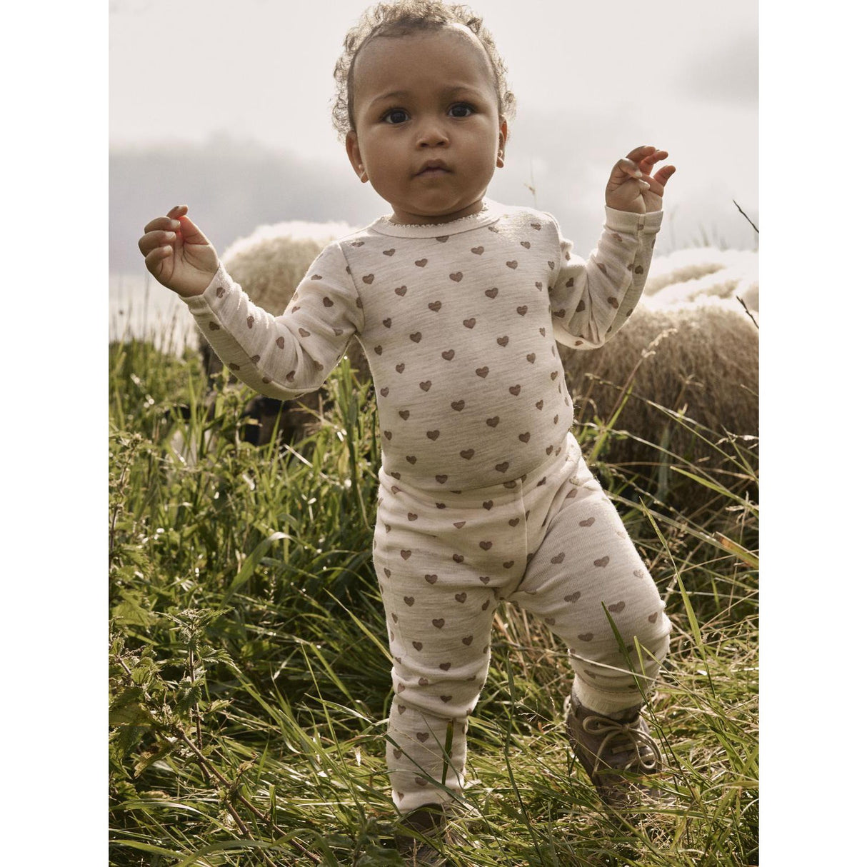 Lil'Atelier Morganite Heart Nbfnoel Nia Ull Ls Slim Body Lil Noos