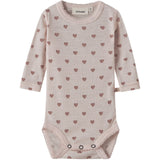 Lil'Atelier Morganite Heart Nbfnoel Nia Ull Ls Slim Body Lil Noos