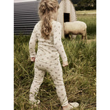 Lil'Atelier Turtledove Flower Nmfnalu Wo/Mo Ls Slim Topp Lil