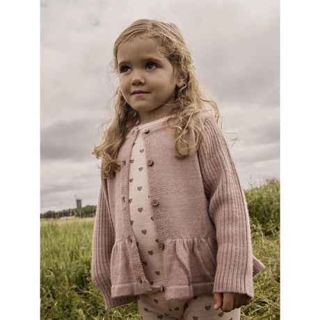 Lil'Atelier Morganite Heart Nmfnoel Nia Ull Ls Slim Topp Lil