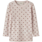 Lil'Atelier Morganite Heart Nmfnoel Nia Ull Ls Slim Topp Lil