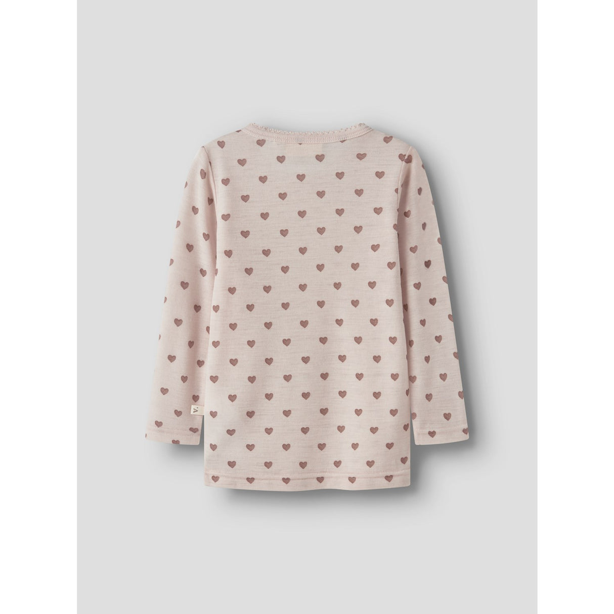Lil'Atelier Morganite Heart Nmfnoel Nia Ull Ls Slim Topp Lil