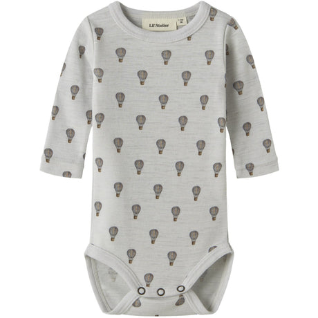 Lil'Atelier Oyster Mushroom Airbaloon Nbmnoel Nor Ull Ls Slim Body Lil