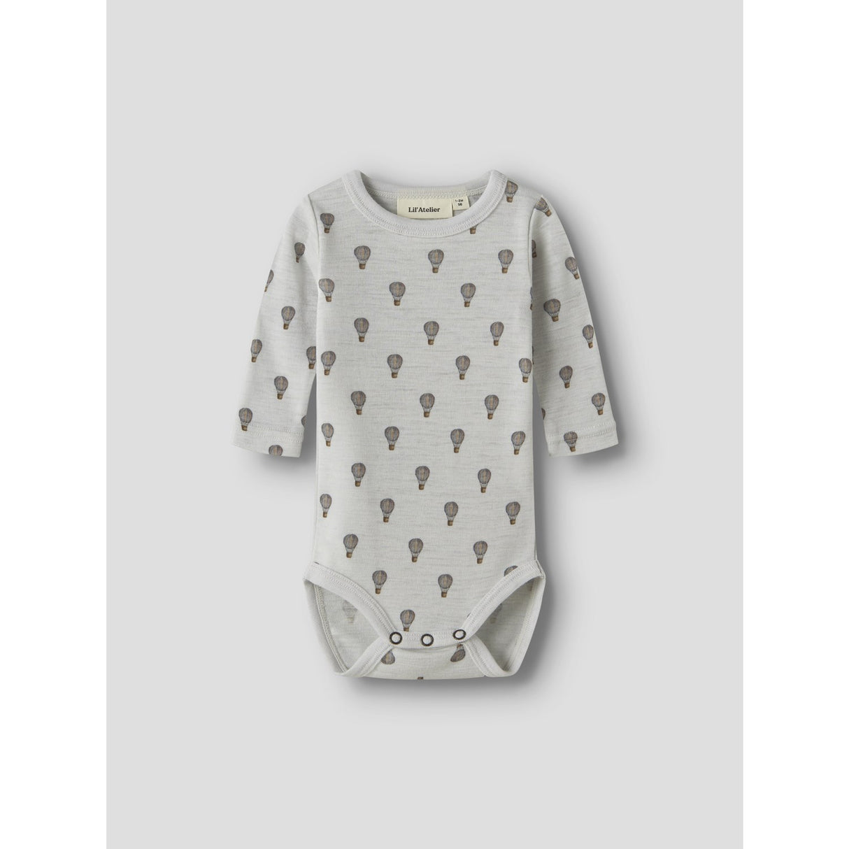 Lil'Atelier Oyster Mushroom Airbaloon Nbmnoel Nor Ull Ls Slim Body Lil