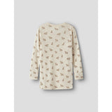 Lil'Atelier Turtledove Fox Nmmnalu Wo/Mo Ls Slim Topp Lil