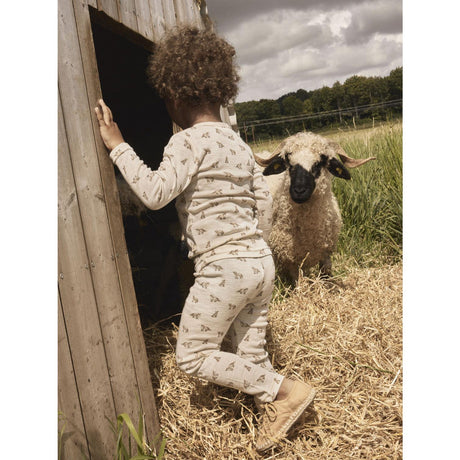 Lil'Atelier Turtledove Fox Nmmnalu Wo/Mo Ls Slim Topp Lil