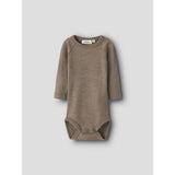 Lil'Atelier Sepia Tint Melange Nbnnester Ull Ls Slim Body Lil