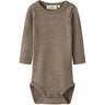 Lil'Atelier Sepia Tint Melange Nbnnester Ull Ls Slim Body Lil
