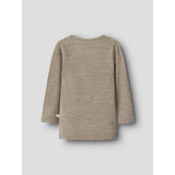 Lil'Atelier Sepia Tint Melange Nmnnilo Wo/Mo Ls Slim Topp Lil