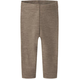 Lil'Atelier Sepia Tint Melange Nbnnester Ull Slim Leggings Lil