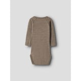 Lil'Atelier Sepia Tint Melange Nbnnester Ull Ls Slim Body Lil