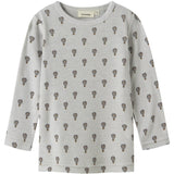 Lil'Atelier Oyster Mushroom Nmmnoel Nor Ull Ls Slim Topp Lil