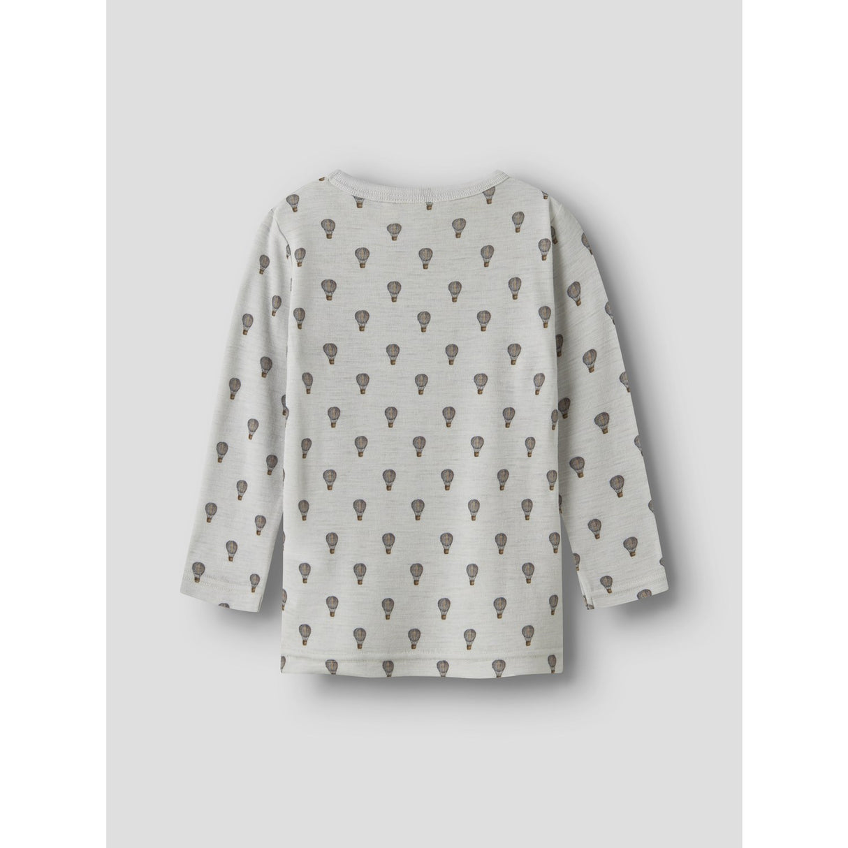 Lil'Atelier Oyster Mushroom Nmmnoel Nor Ull Ls Slim Topp Lil