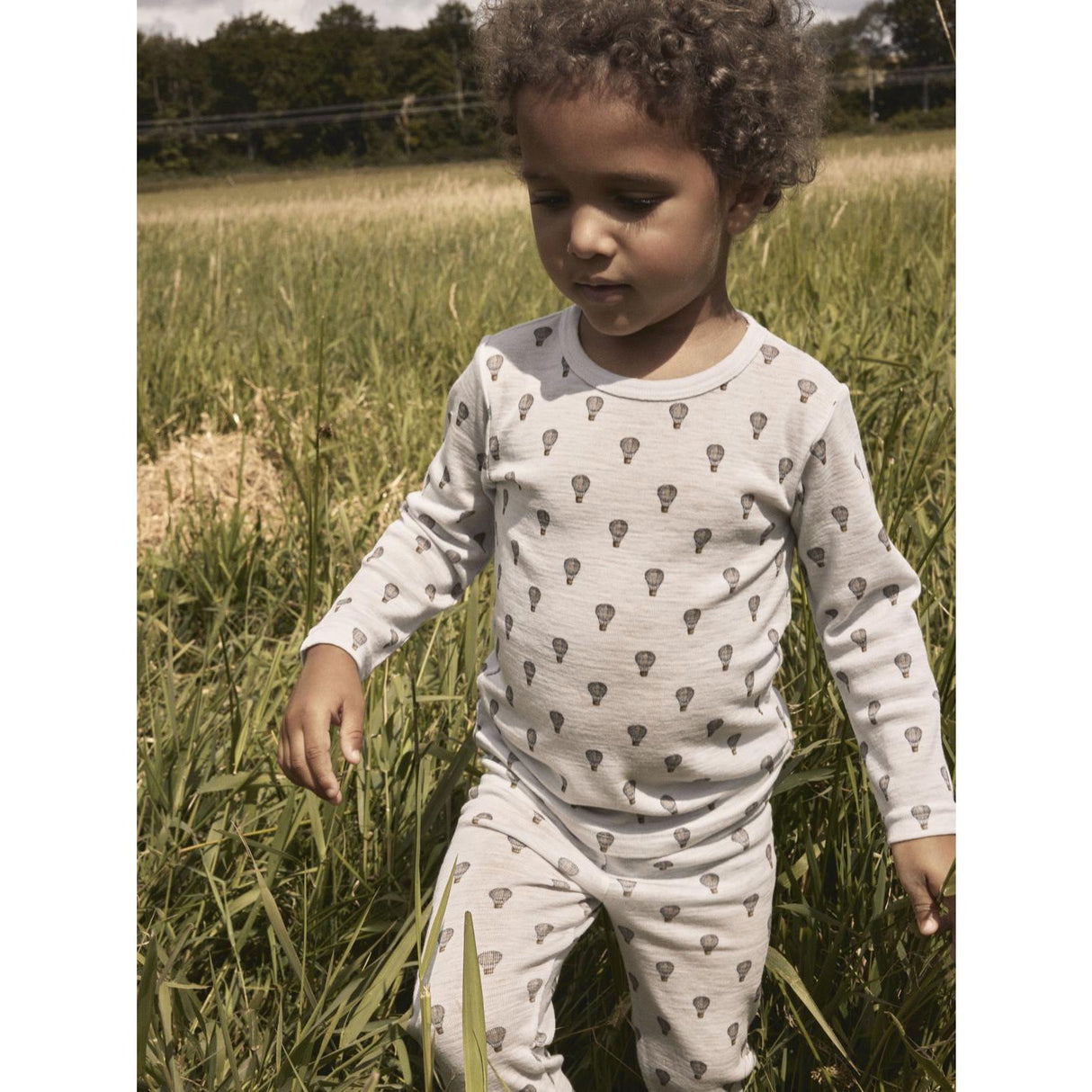 Lil'Atelier Oyster Mushroom Nmmnoel Nor Ull Ls Slim Topp Lil