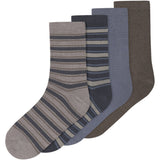 Name It Folkstone Gray Nkmwak Wo/Bl 4P Strumpor