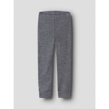 Name It Folkstone Gray Nmnwax Ull Rib Leggings Noos