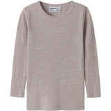 Name It Violet Ice Nmnwax Ull Rib Ls Topp Noos