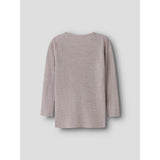 Name It Violet Ice Nmnwax Ull Rib Ls Topp Noos