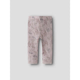 Name It Violet Ice Flowers And Leafs Nbfwang Ull Needle Leggings Noos