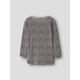 Name It Satellite Leo Aop Nmfwang Ull Rib Ls Topp Aop