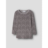 Name It Satellite Leo Aop Nmfwang Ull Rib Ls Topp Aop