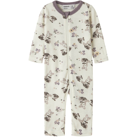 Name It Snow White Bambi + Flowers Nbfwillit Ull Ls Dräkt