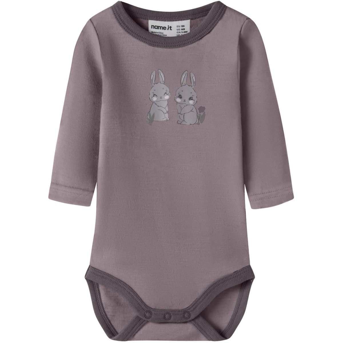 Name It Toadstool Bunnies Nbfwillow Ull Ls Body