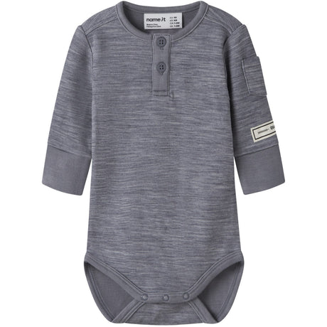 Name It Folkstone Gray Nbmwyla Wo/Vi Ls Body