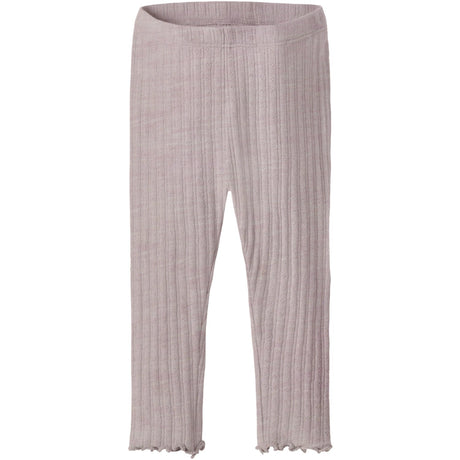 Name It Violet Ice Nbfwossa Wo/Si Rib Leggings
