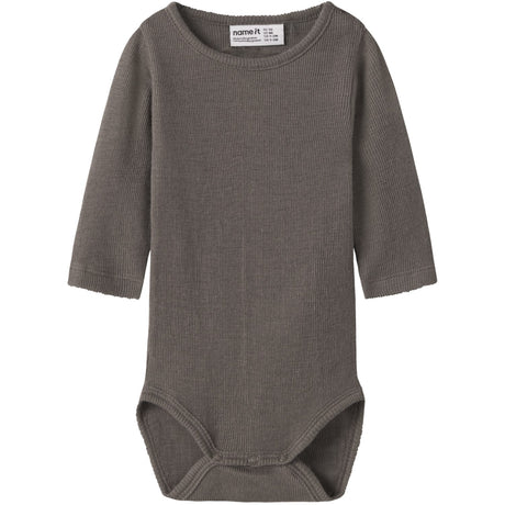 Name It Morel Nbmwossa Wo/Si Rib Ls Body