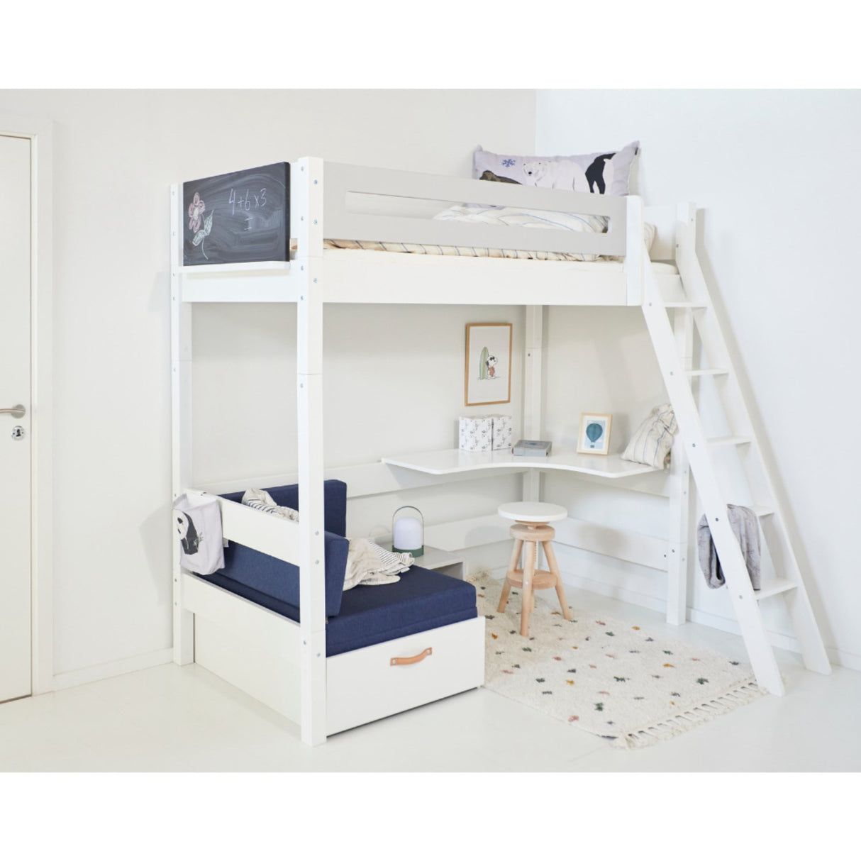 Manis-h Snow White Grete Højseng Med Skråstige