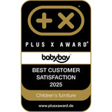 babybay® Grey Jersey Cover Deluxe Ark 2-Pack Boxspring Xxl