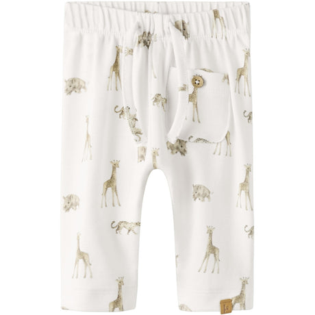 Lil'Atelier Coconut Milk Animals African Nbmgayo Elo Loose Byxor Lil Noos