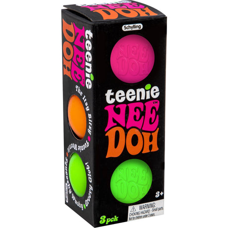 NeeDoh Teenie Nedoh 3-Pack Asst. CDU