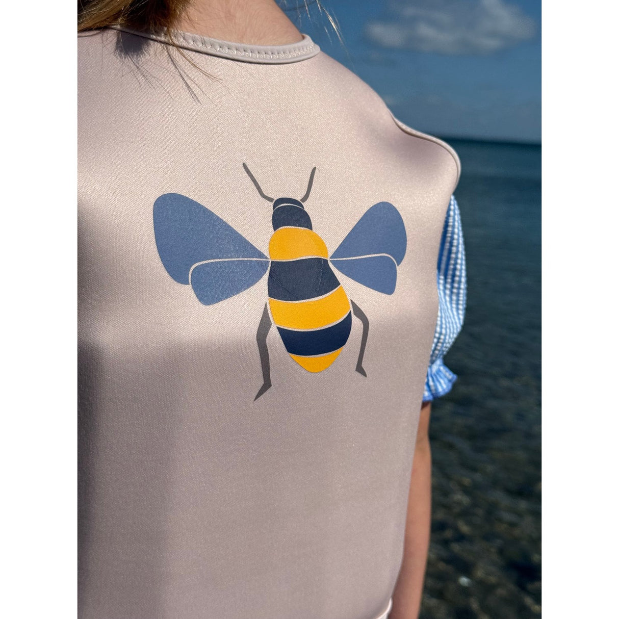 Vanilla COPENHAGEN Beige Honeybee Swim Väst Neoprene
