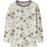 Name It Snow White Bambi + Flower Nmfwillit Ull Ls Topp