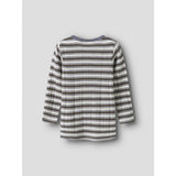 Name It Snow White Morel/Folksotne Gray Nmmwang Ull Needle Ls Topp Noos