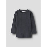 Name It Ombre Blue Wang Ull Needle Blus Solid Noos