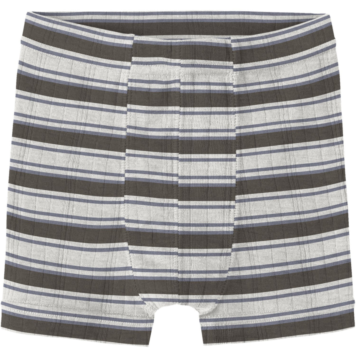 Name It Snow White Morel/Folkstone Gray Nmmwang Ull Needle Boxer