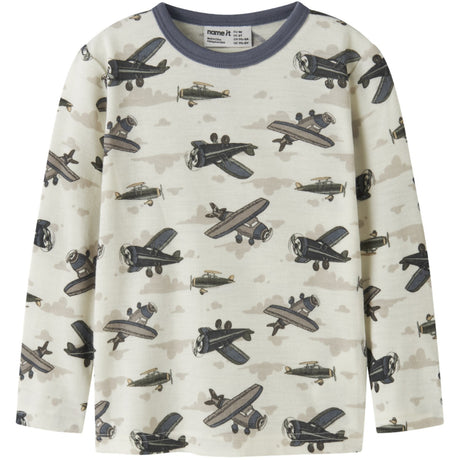 Name It Snow White Airplanes Nmmwillitus Ull Ls Topp