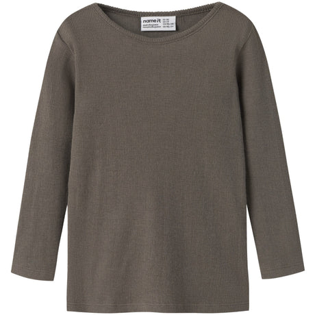 Name It Morel Nmmwossa Wo/Si Rib Ls Topp