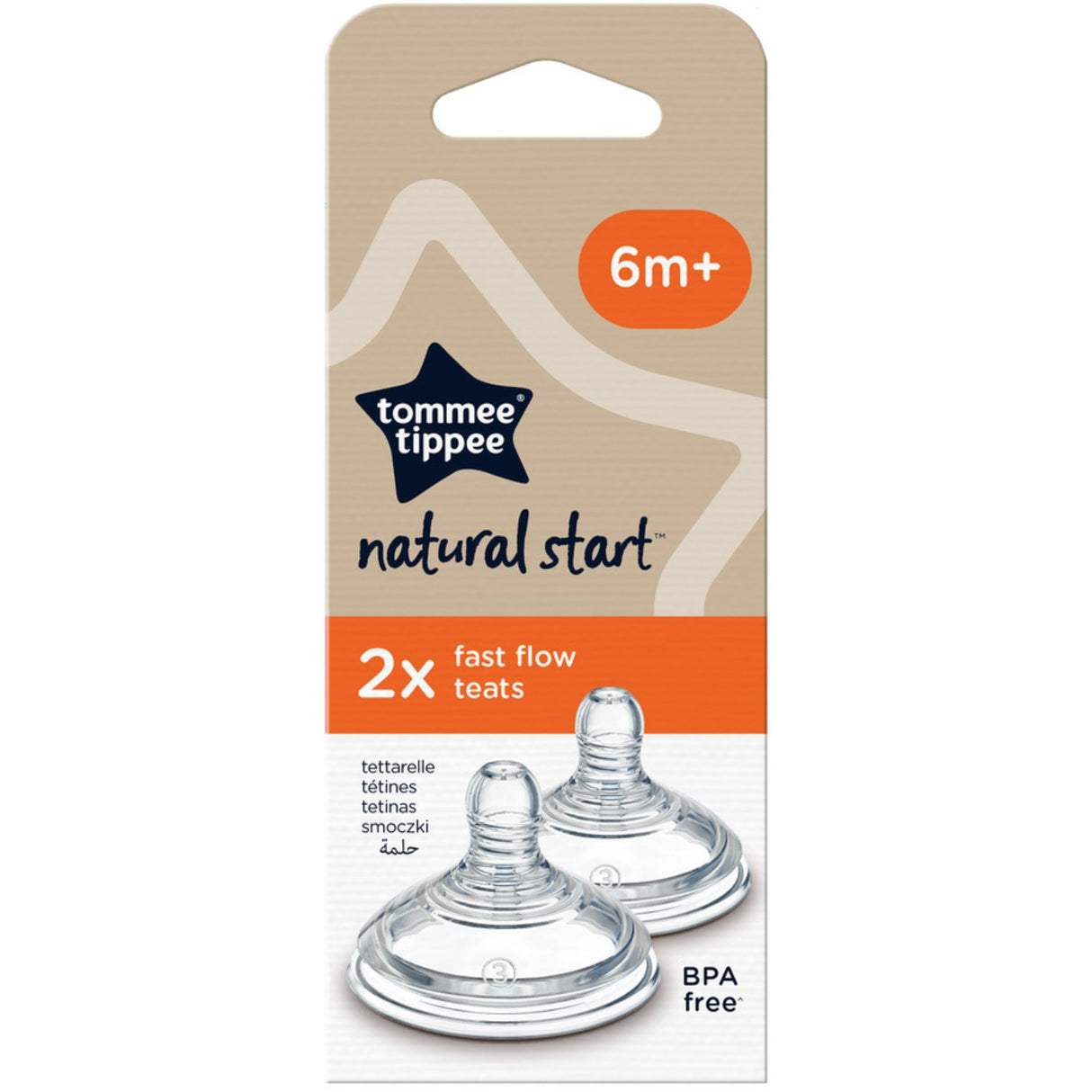 Tommee Tippee Natural Start 2X Fast Flow Teat